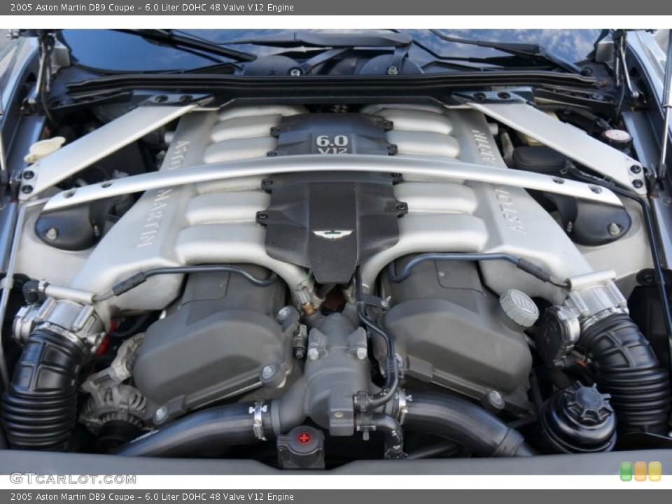 6.0 Liter DOHC 48 Valve V12 2005 Aston Martin DB9 Engine