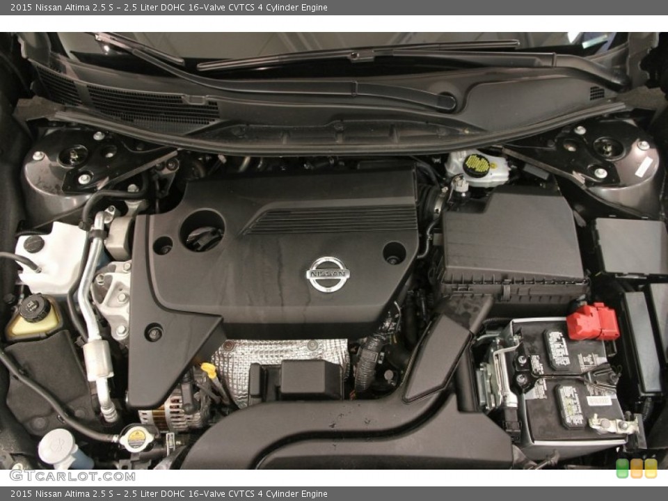 2.5 Liter DOHC 16-Valve CVTCS 4 Cylinder 2015 Nissan Altima Engine