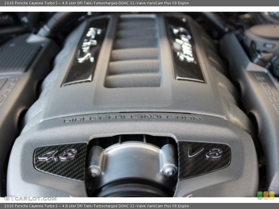4.8 Liter DFI Twin-Turbocharged DOHC 32-Valve VarioCam Plus V8 Engine for the 2016 Porsche Cayenne #106703389
