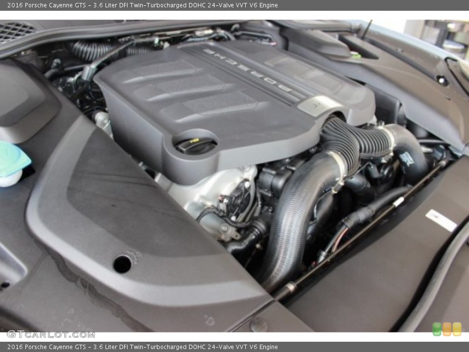 3.6 Liter DFI Twin-Turbocharged DOHC 24-Valve VVT V6 2016 Porsche Cayenne Engine
