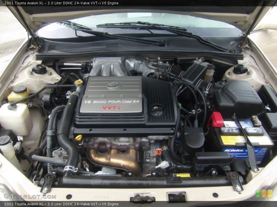 3.0 Liter DOHC 24-Valve VVT-i V6 2001 Toyota Avalon Engine