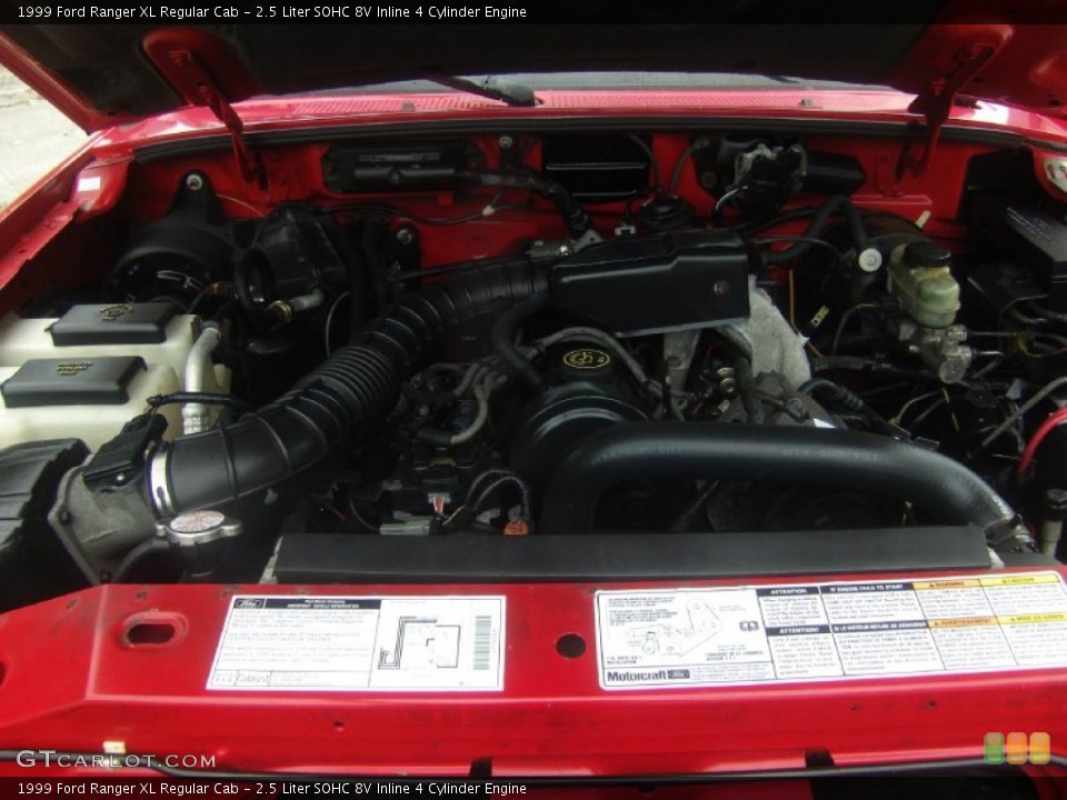 2.5 Liter SOHC 8V Inline 4 Cylinder Engine for the 1999 Ford Ranger #106717141