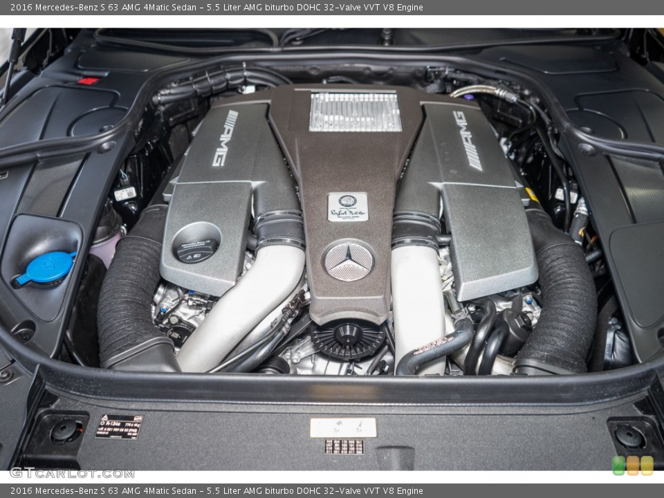 5.5 Liter AMG biturbo DOHC 32-Valve VVT V8 Engine for the 2016 Mercedes-Benz S #106760137