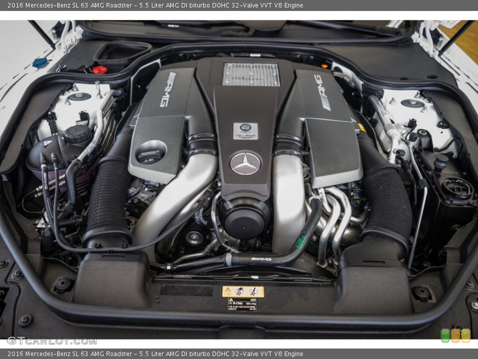 5.5 Liter AMG DI biturbo DOHC 32-Valve VVT V8 Engine for the 2016 Mercedes-Benz SL #106782056
