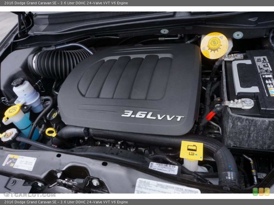 3.6 Liter DOHC 24-Valve VVT V6 Engine for the 2016 Dodge Grand Caravan #106796247