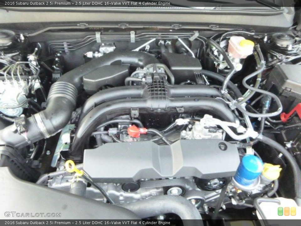 2.5 Liter DOHC 16-Valve VVT Flat 4 Cylinder Engine for the 2016 Subaru Outback #106817673