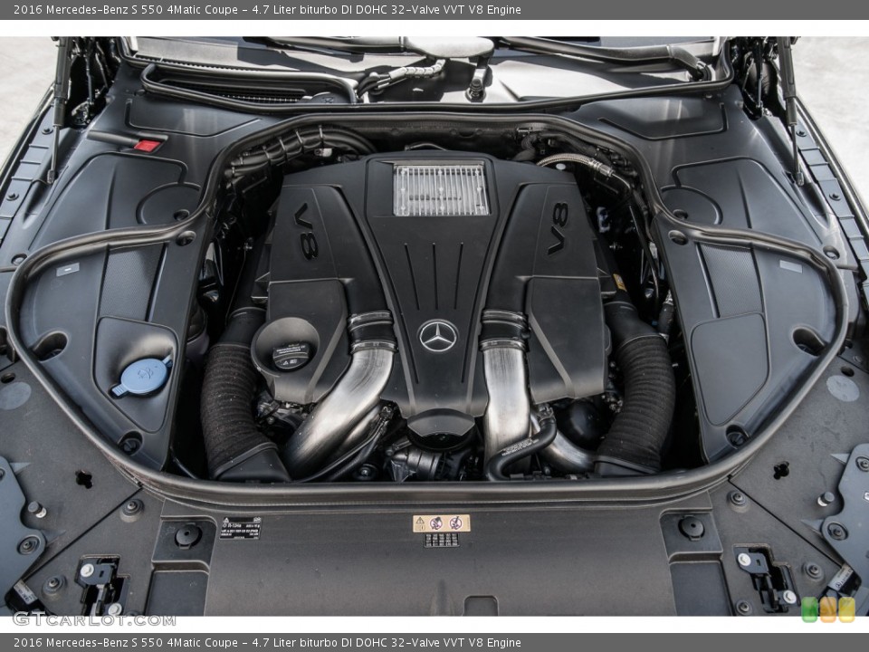 4.7 Liter biturbo DI DOHC 32-Valve VVT V8 Engine for the 2016 Mercedes-Benz S #106818927