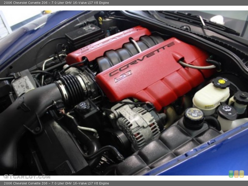 7.0 Liter OHV 16-Valve LS7 V8 2006 Chevrolet Corvette Engine