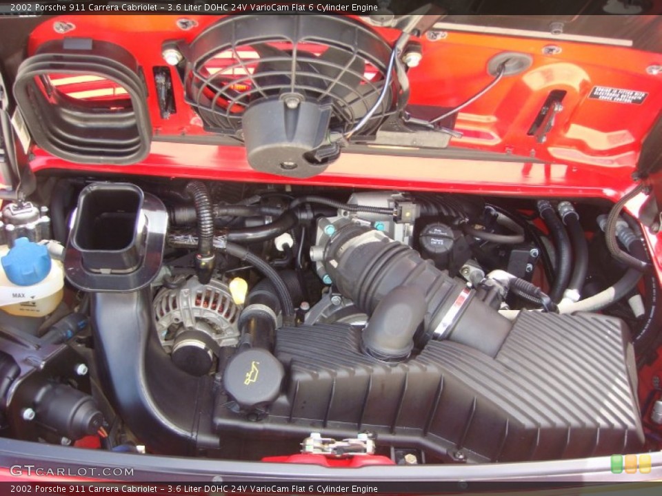 3.6 Liter DOHC 24V VarioCam Flat 6 Cylinder Engine for the 2002 Porsche 911 #106881630