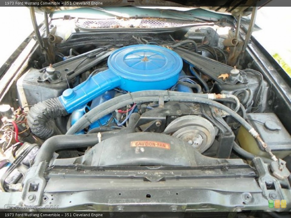 351 Cleveland Engine for the 1973 Ford Mustang #106886987