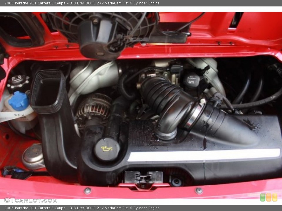 3.8 Liter DOHC 24V VarioCam Flat 6 Cylinder Engine for the 2005 Porsche 911 #106887341