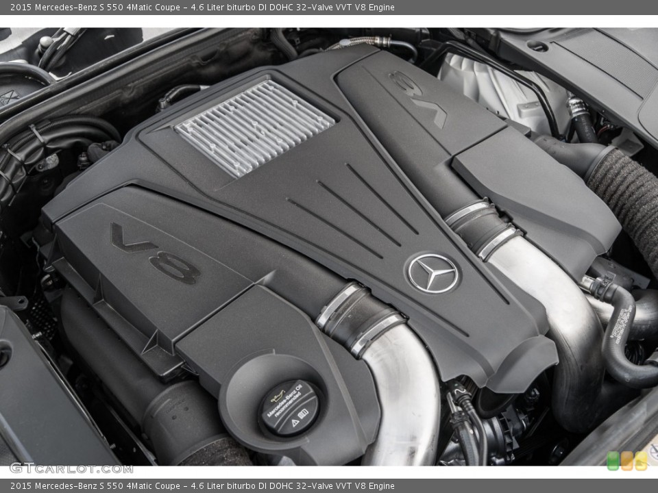 4.6 Liter biturbo DI DOHC 32-Valve VVT V8 Engine for the 2015 Mercedes-Benz S #106909990