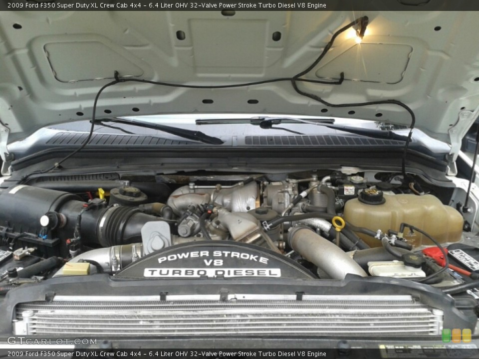 6.4 Liter OHV 32-Valve Power Stroke Turbo Diesel V8 Engine for the 2009 Ford F350 Super Duty #106944213