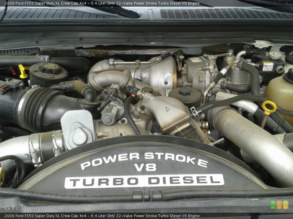 6.4 Liter OHV 32-Valve Power Stroke Turbo Diesel V8 Engine for the 2009 Ford F350 Super Duty #106944231