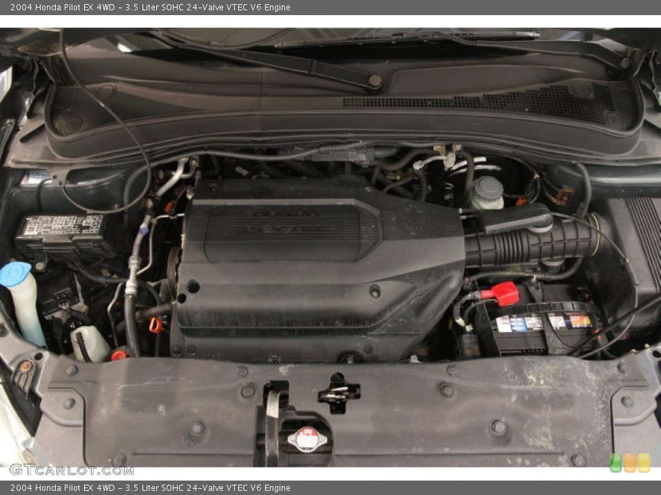 3.5 Liter SOHC 24-Valve VTEC V6 2004 Honda Pilot Engine
