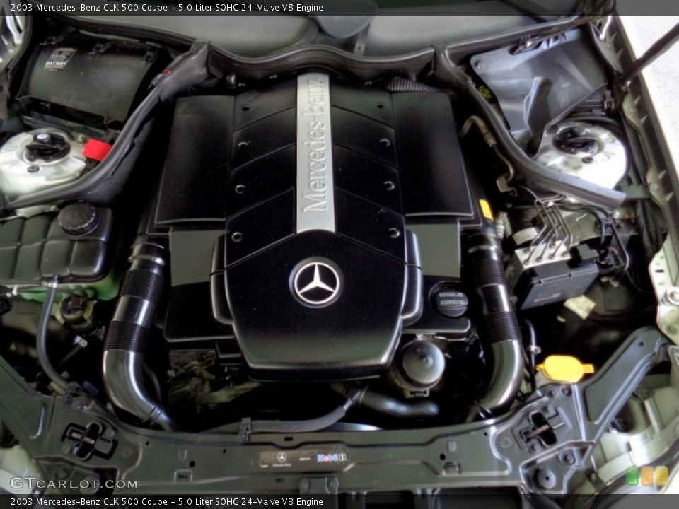 5.0 Liter SOHC 24-Valve V8 2003 Mercedes-Benz CLK Engine