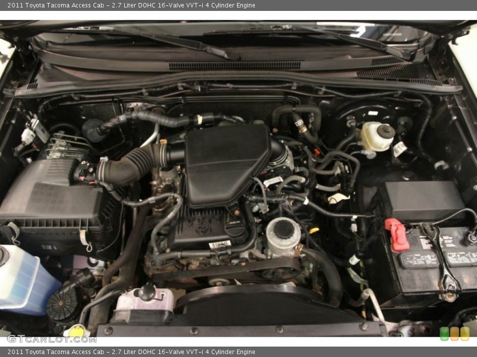 2.7 Liter DOHC 16-Valve VVT-i 4 Cylinder 2011 Toyota Tacoma Engine
