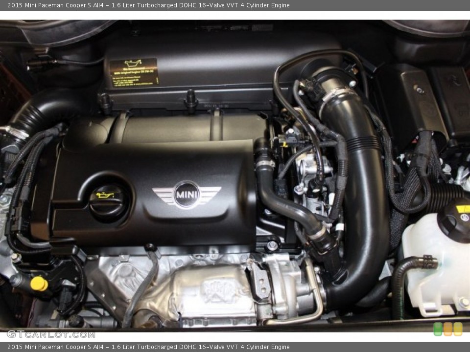 1.6 Liter Turbocharged DOHC 16-Valve VVT 4 Cylinder 2015 Mini Paceman Engine