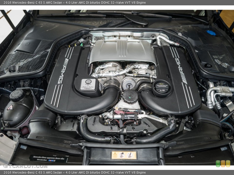 4.0 Liter AMG DI biturbo DOHC 32-Valve VVT V8 Engine for the 2016 Mercedes-Benz C #107058622