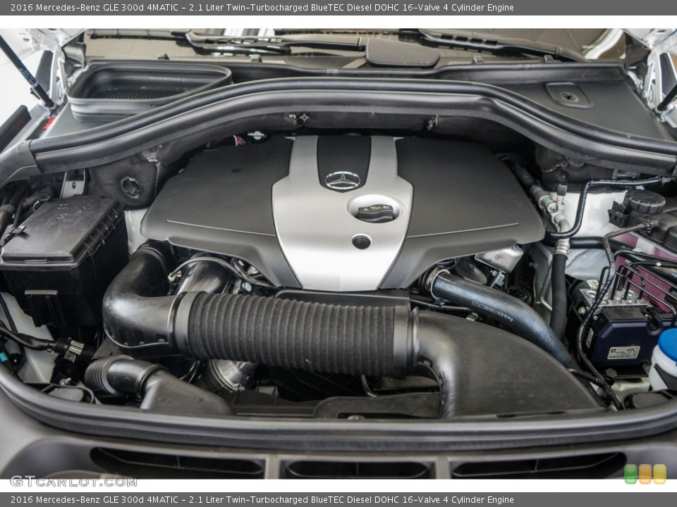 2.1 Liter Twin-Turbocharged BlueTEC Diesel DOHC 16-Valve 4 Cylinder 2016 Mercedes-Benz GLE Engine