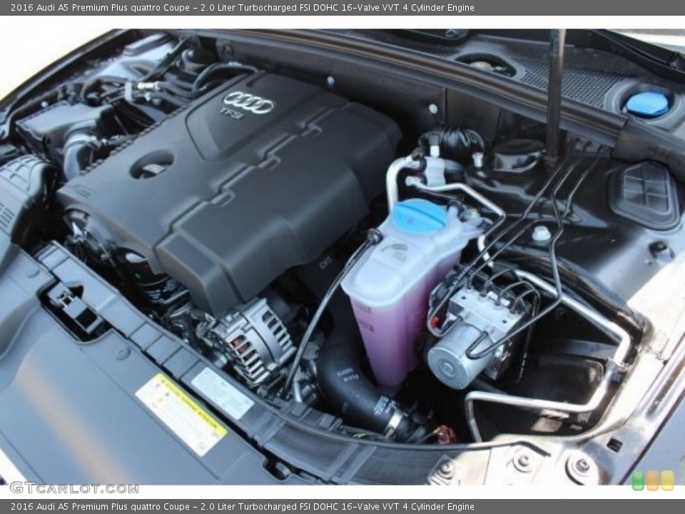 2.0 Liter Turbocharged FSI DOHC 16-Valve VVT 4 Cylinder Engine for the 2016 Audi A5 #107067808