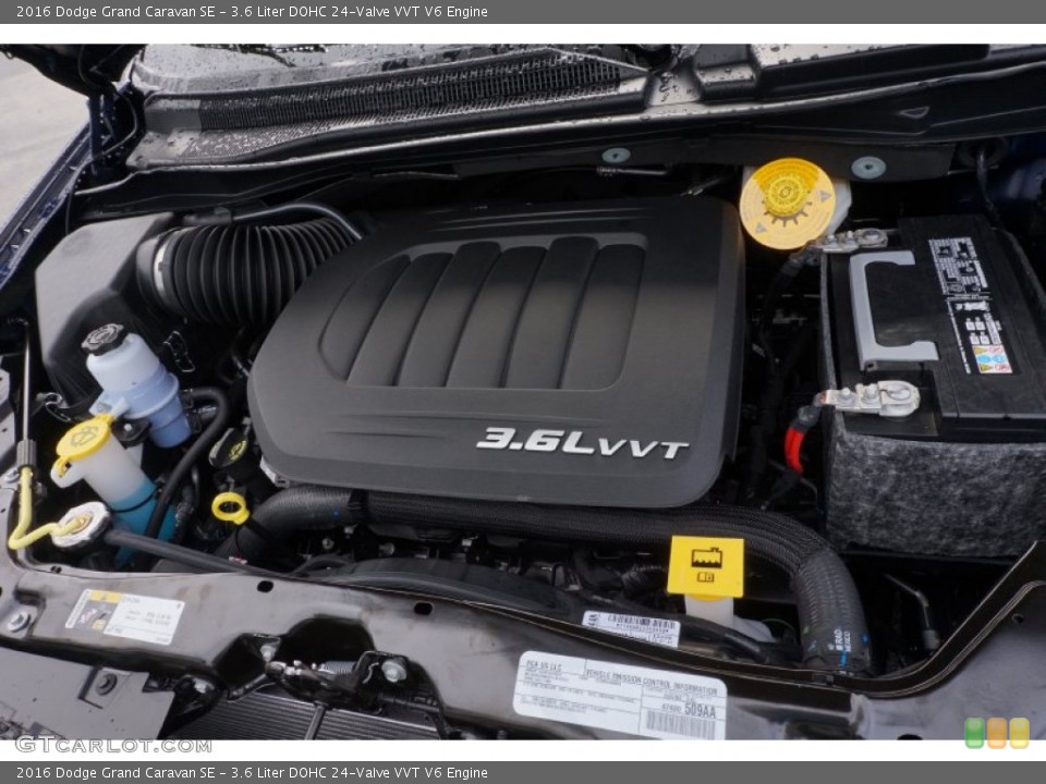 3.6 Liter DOHC 24-Valve VVT V6 Engine for the 2016 Dodge Grand Caravan #107084634