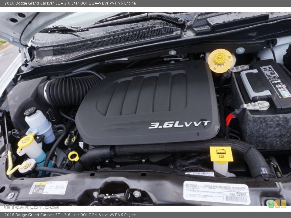 3.6 Liter DOHC 24-Valve VVT V6 Engine for the 2016 Dodge Grand Caravan #107085099