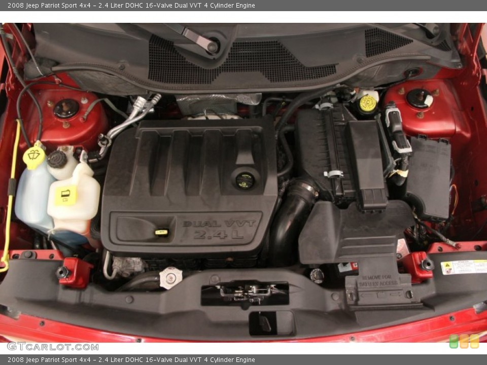 2.4 Liter DOHC 16-Valve Dual VVT 4 Cylinder Engine for the 2008 Jeep Patriot #107091396
