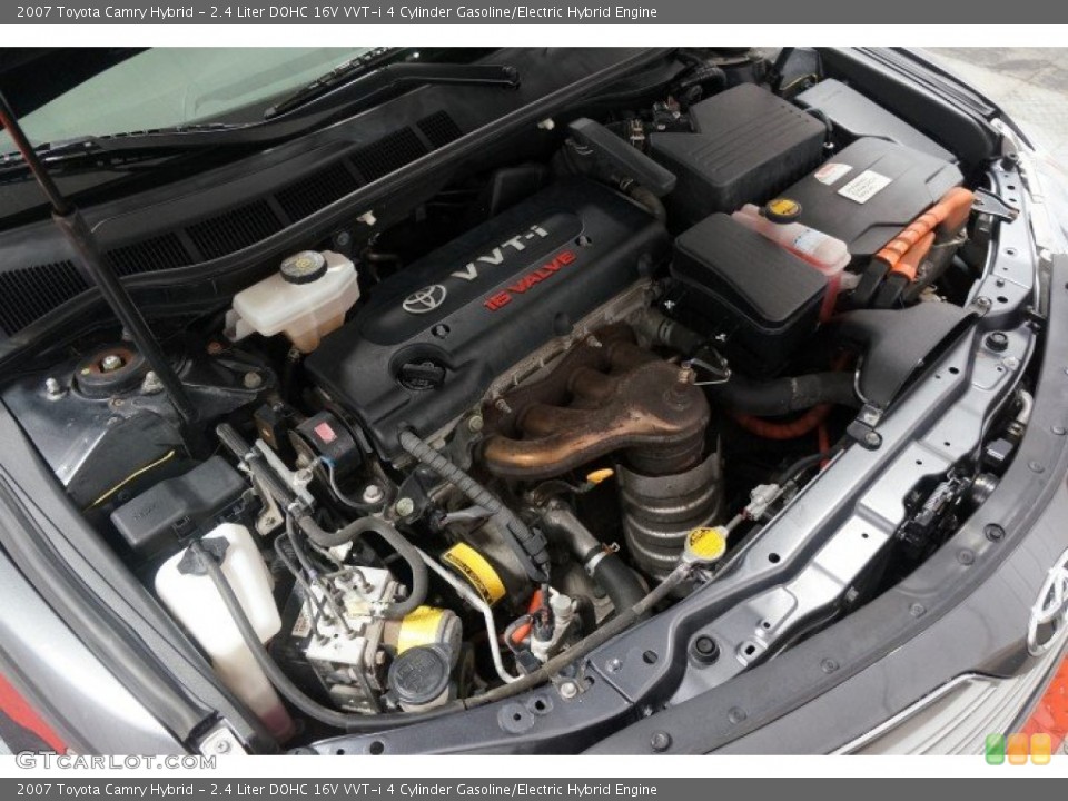 2.4 Liter DOHC 16V VVT-i 4 Cylinder Gasoline/Electric Hybrid Engine for the 2007 Toyota Camry #107091513