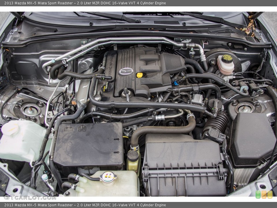 2.0 Liter MZR DOHC 16-Valve VVT 4 Cylinder Engine for the 2013 Mazda MX-5 Miata #107098989