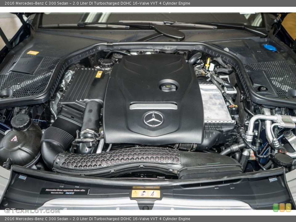 2.0 Liter DI Turbocharged DOHC 16-Valve VVT 4 Cylinder Engine for the 2016 Mercedes-Benz C #107114591