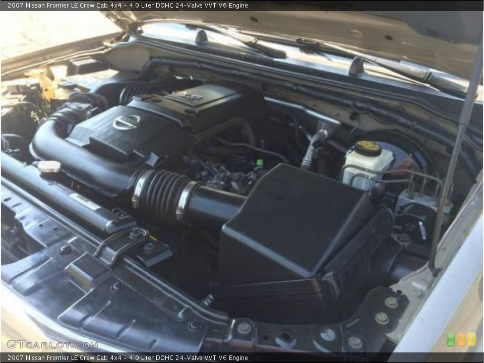 4.0 Liter DOHC 24-Valve VVT V6 Engine for the 2007 Nissan Frontier #107129286