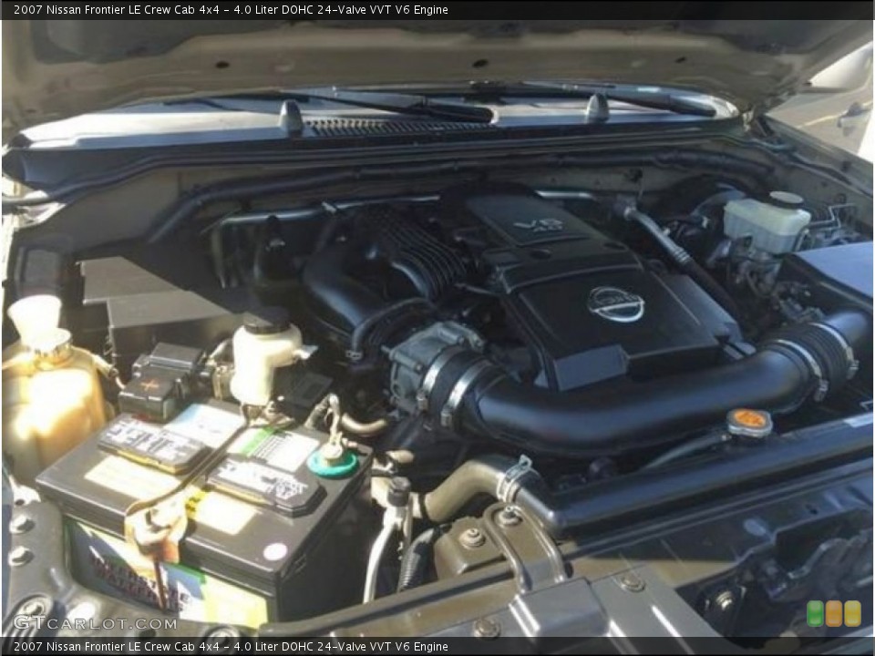 4.0 Liter DOHC 24-Valve VVT V6 Engine for the 2007 Nissan Frontier #107129321