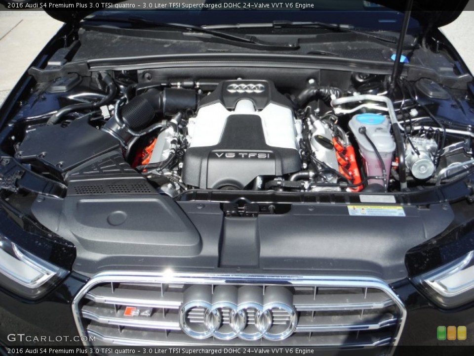 3.0 Liter TFSI Supercharged DOHC 24-Valve VVT V6 Engine for the 2016 Audi S4 #107159441