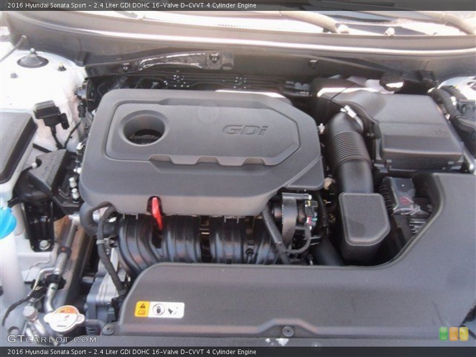 2.4 Liter GDI DOHC 16-Valve D-CVVT 4 Cylinder Engine for the 2016 Hyundai Sonata #107174126