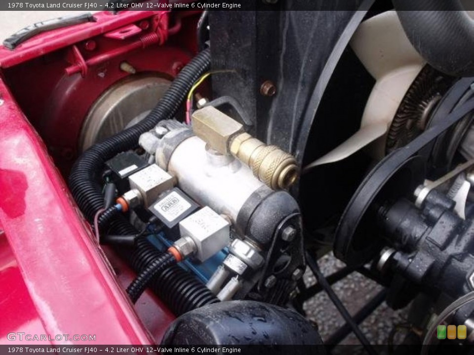 4.2 Liter OHV 12-Valve Inline 6 Cylinder Engine for the 1978 Toyota Land Cruiser #107203307