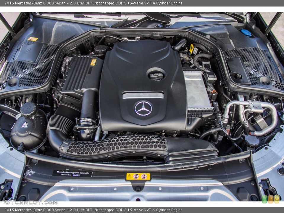 2.0 Liter DI Turbocharged DOHC 16-Valve VVT 4 Cylinder Engine for the 2016 Mercedes-Benz C #107219429