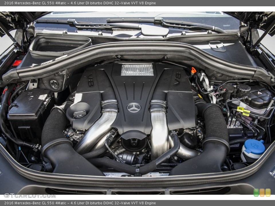 4.6 Liter DI biturbo DOHC 32-Valve VVT V8 Engine for the 2016 Mercedes-Benz GL #107223374