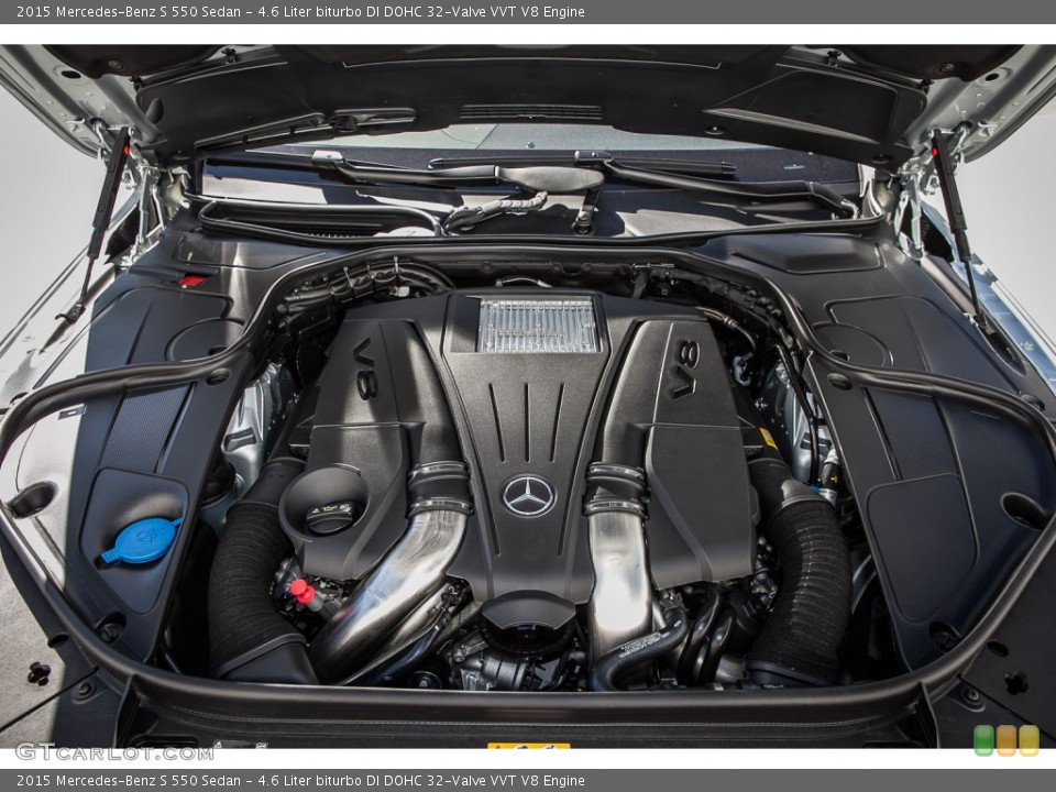 4.6 Liter biturbo DI DOHC 32-Valve VVT V8 Engine for the 2015 Mercedes-Benz S #107225072