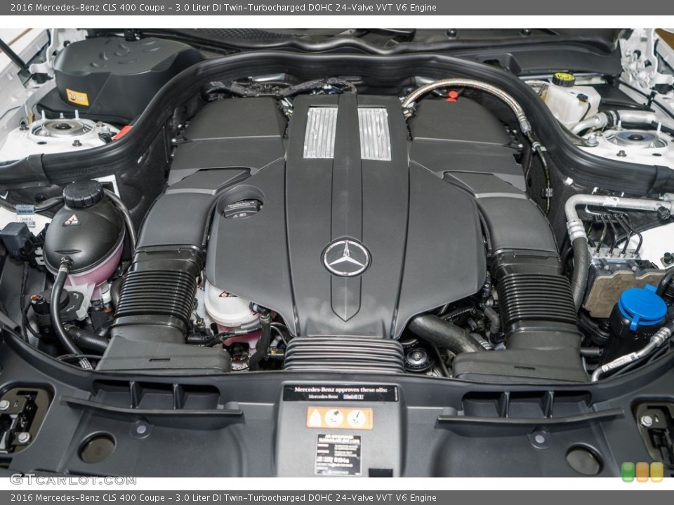 3.0 Liter DI Twin-Turbocharged DOHC 24-Valve VVT V6 Engine for the 2016 Mercedes-Benz CLS #107237210