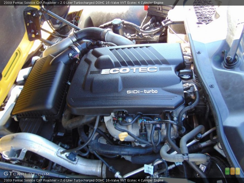 2.0 Liter Turbocharged DOHC 16-Valve VVT Ecotec 4 Cylinder Engine for the 2009 Pontiac Solstice #107240591
