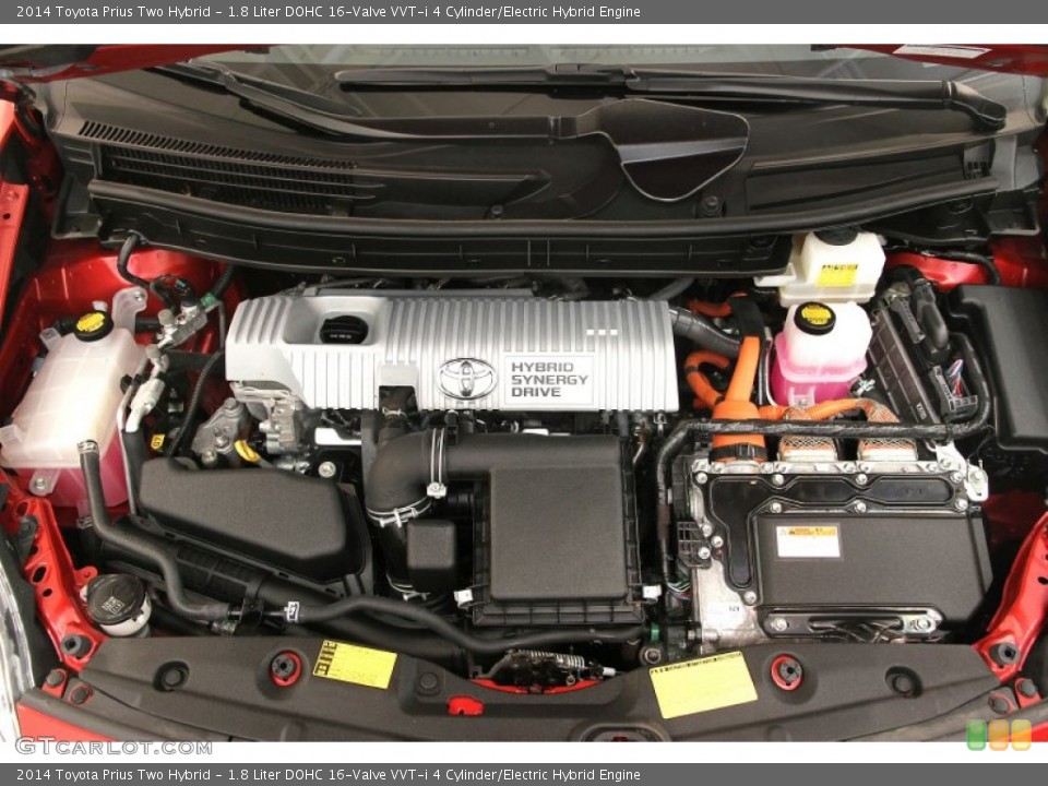 1.8 Liter DOHC 16-Valve VVT-i 4 Cylinder/Electric Hybrid Engine for the 2014 Toyota Prius #107244014