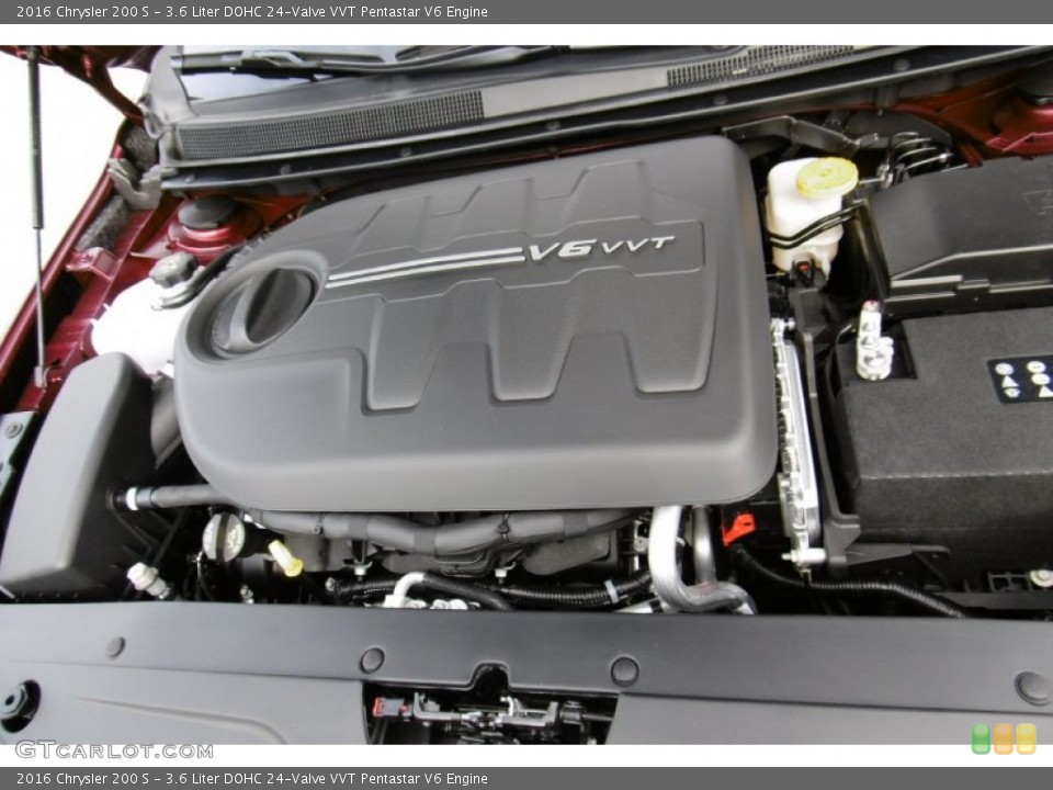 3.6 Liter DOHC 24-Valve VVT Pentastar V6 Engine for the 2016 Chrysler 200 #107288960