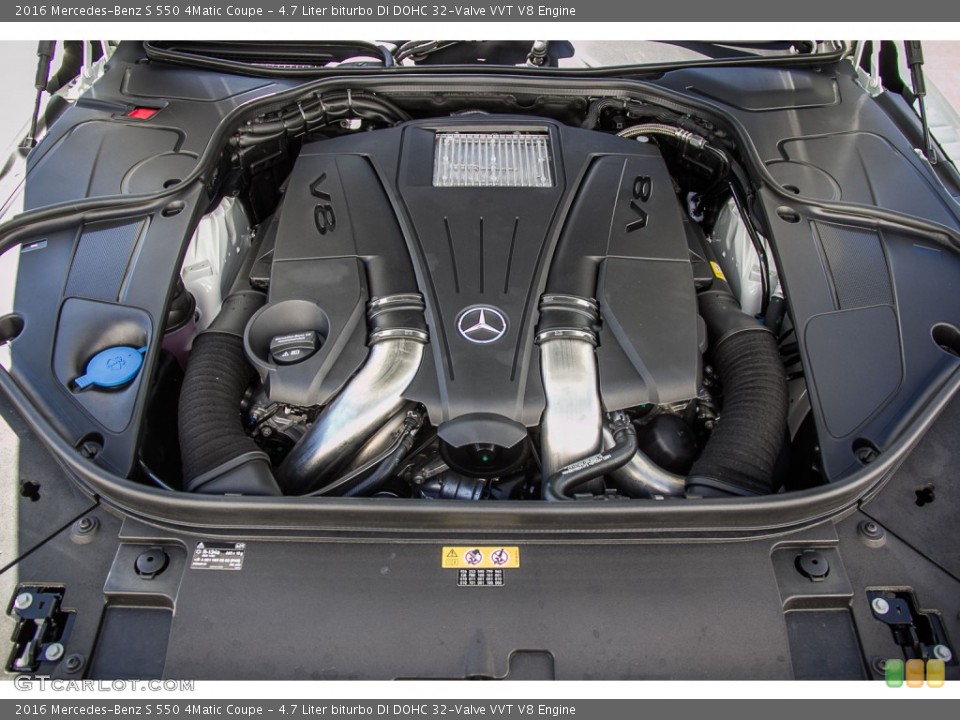 4.7 Liter biturbo DI DOHC 32-Valve VVT V8 Engine for the 2016 Mercedes-Benz S #107314211