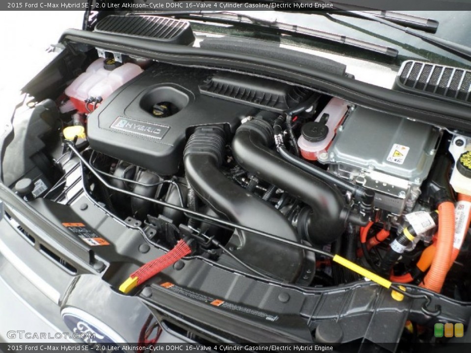 2.0 Liter Atkinson-Cycle DOHC 16-Valve 4 Cylinder Gasoline/Electric Hybrid Engine for the 2015 Ford C-Max #107355202