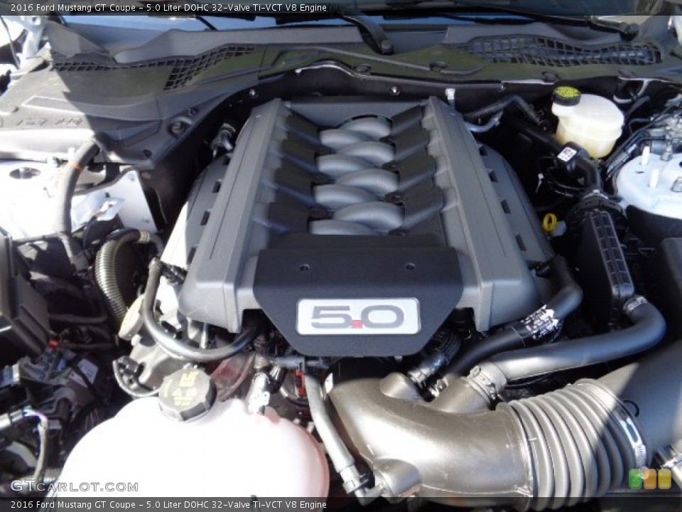 5.0 Liter DOHC 32-Valve Ti-VCT V8 Engine for the 2016 Ford Mustang #107357467