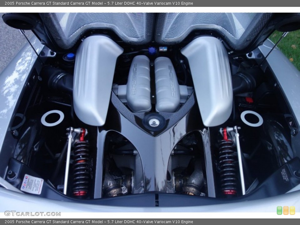 5.7 Liter DOHC 40-Valve Variocam V10 Engine for the 2005 Porsche Carrera GT #107384858