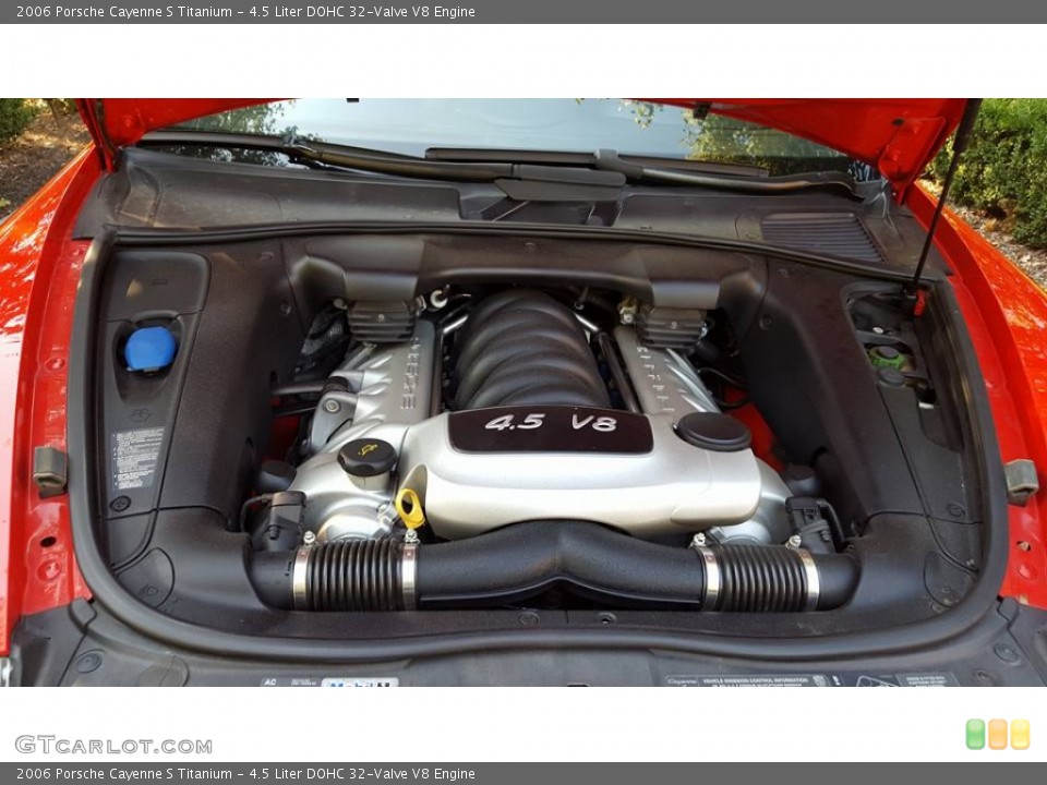 4.5 Liter DOHC 32-Valve V8 Engine for the 2006 Porsche Cayenne #107399813