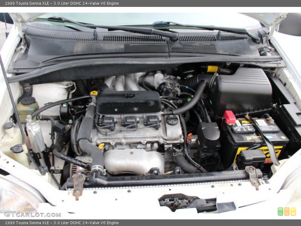 3.0 Liter DOHC 24-Valve V6 Engine for the 1999 Toyota Sienna #107413520
