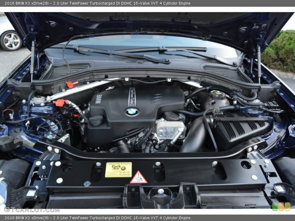 2.0 Liter TwinPower Turbocharged DI DOHC 16-Valve VVT 4 Cylinder Engine for the 2016 BMW X3 #107444899